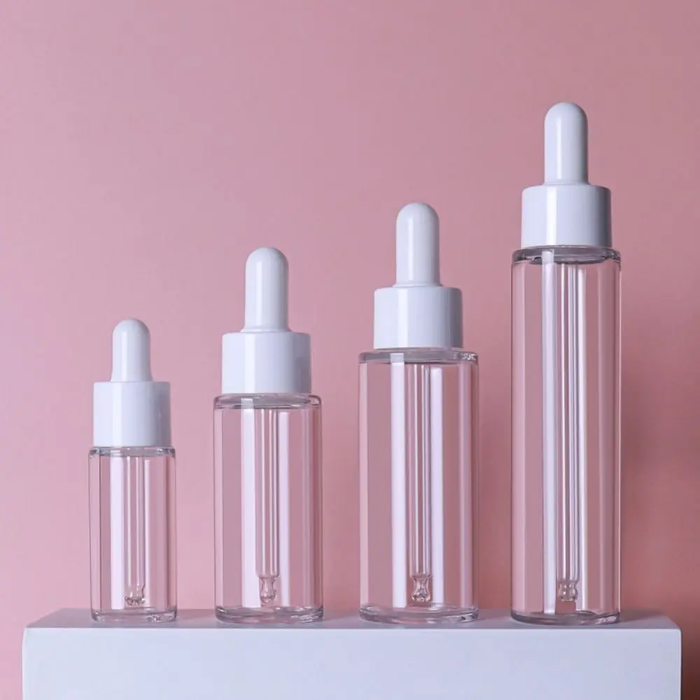 

20/30/40/50ml Empty Glass Dropper Bottle Essential Oils Bottles Cosmetic Packing Pipettes Bottle With White Lid