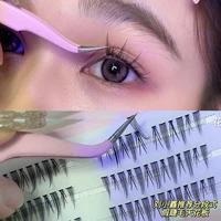 new segmented false eyelashes cos little devil eye lashes natural simulation eyelashes female japanese 5 pairs makeup tools