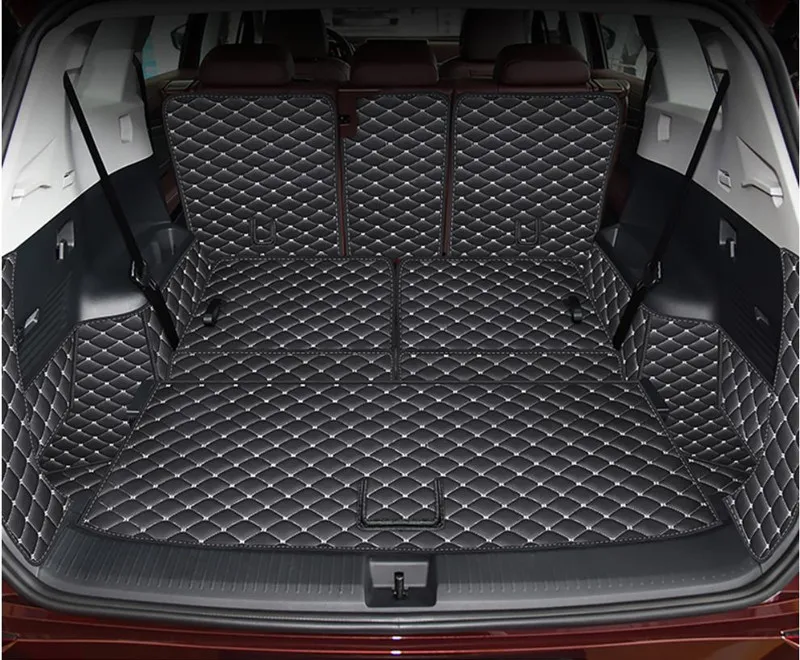 

Good quality! Special car trunk mats for Volkswagen ID.6 CROZZ 2023-2021 6 7 seats boot carpets cargo liner cover for ID6 2022