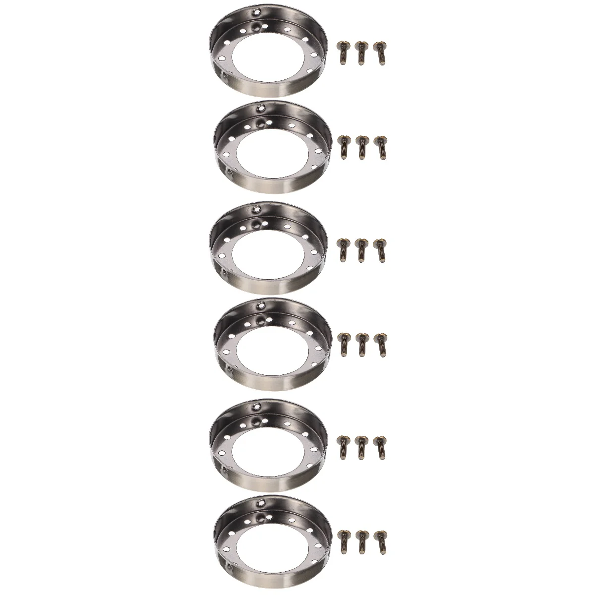 

6 шт., металлические кольца-абажур