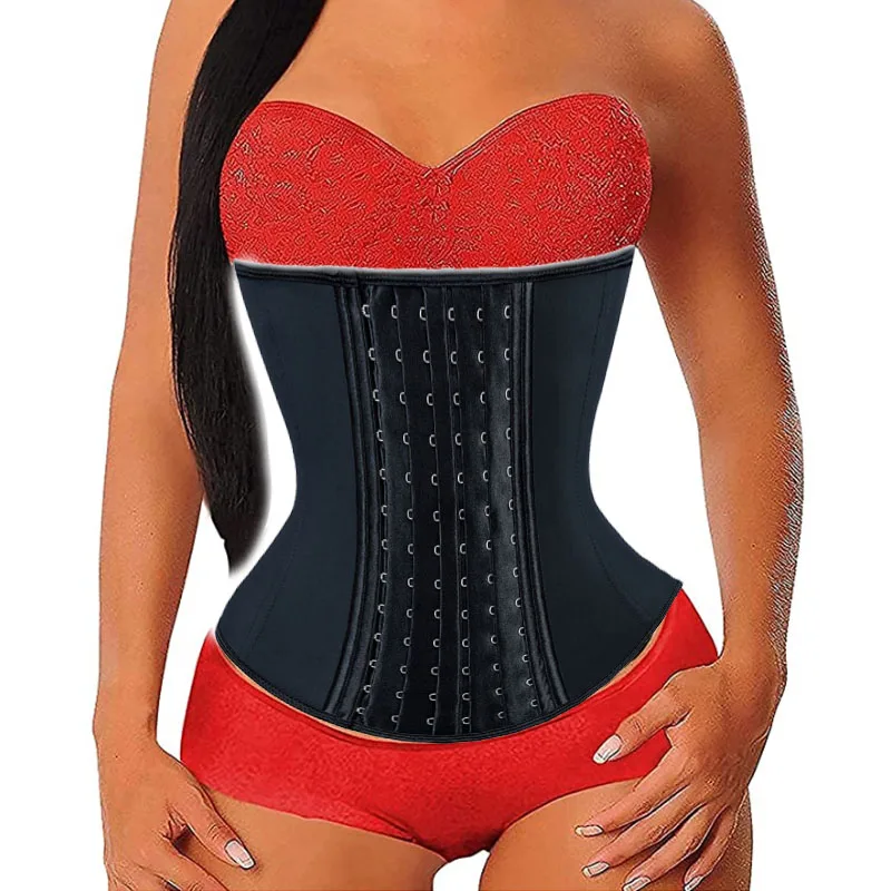

Waist Trainer Weight Loss Trimmer Slimmer Belt Latex Corset Cincher Workout Girdle Hourglass Body Shaper Polymer Polyurethane