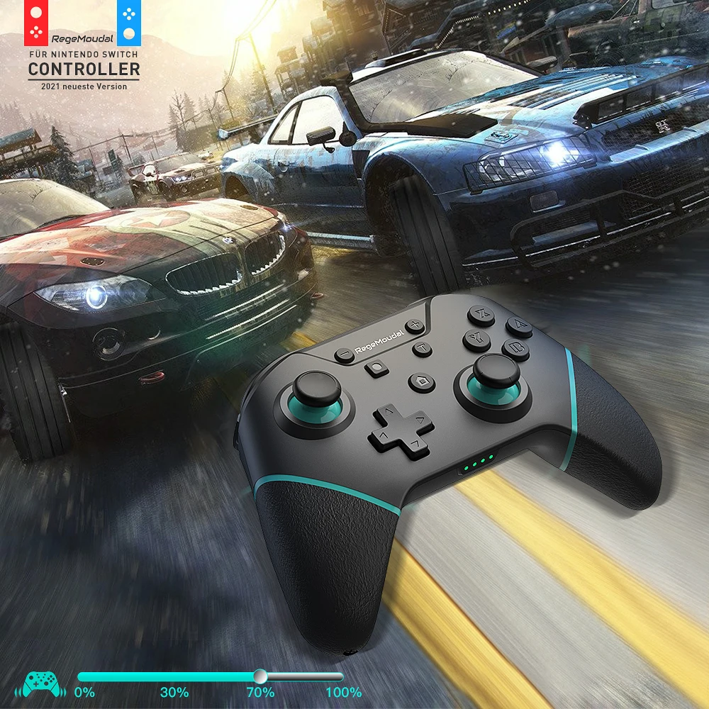 Беспроводной игровой контроллер с поддержкой Bluetooth для Nintendo Switch Pro NS Lite PC NFC Turbo