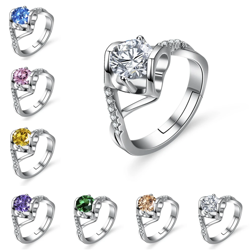 

GAR Certificated Moissanite Ring For Women Heart Romantic Cut 925 Sterling Silver Luxury Fine Jewelry New Party Wedding Rings