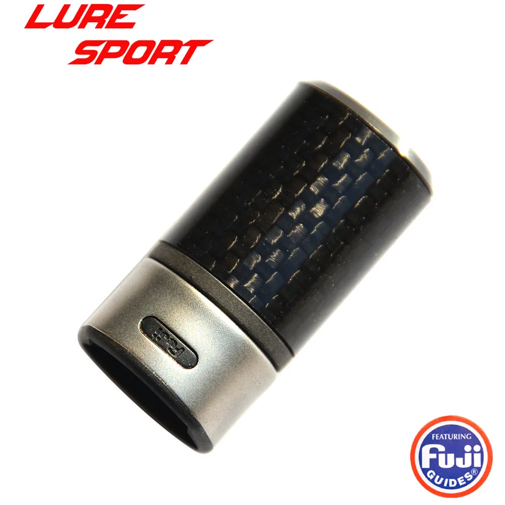 LURESPORT 2 комплекта алюминиевая крышка 3K тканая углеродная трубка FUJI KDPS16 длинный