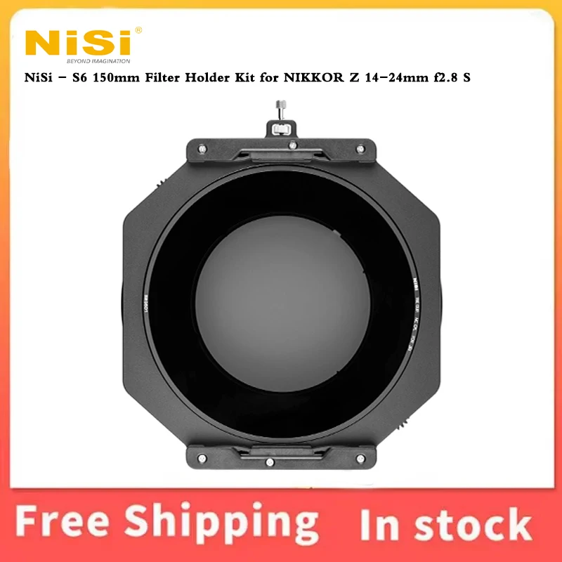 Фото Комплект держателя квадратного фильтра NiSi S6 150 мм для профессиональной фотографии, кронштейн для фильтров для широкоугольного объектива NIKKOR Z 14‑24mm f2.8 S. №1