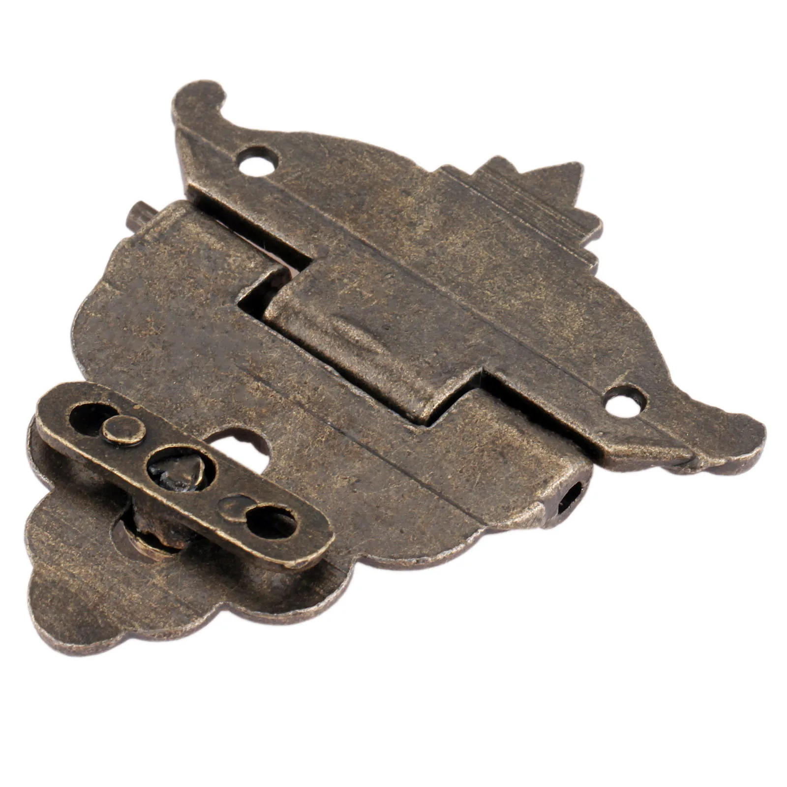 1 шт. Античный чемодан в стиле ретро винтажная декоративная защелка деревянная