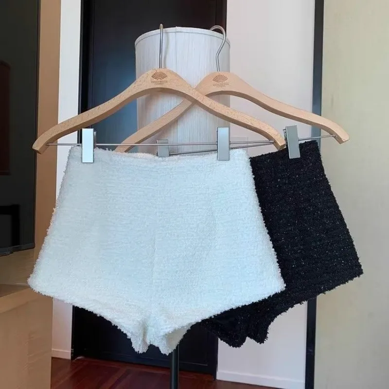 Шорты Matakawa Женские однотонные модные базовые штаны в Корейском стиле с