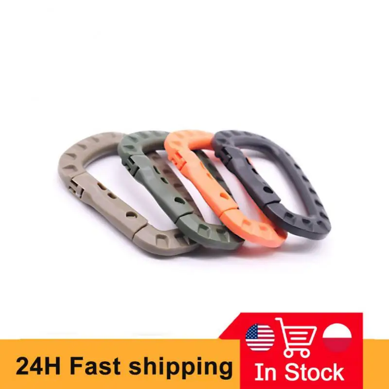 4 шт. набор тактических карабин пластиковый стальной быстрый крючок лямка брелок