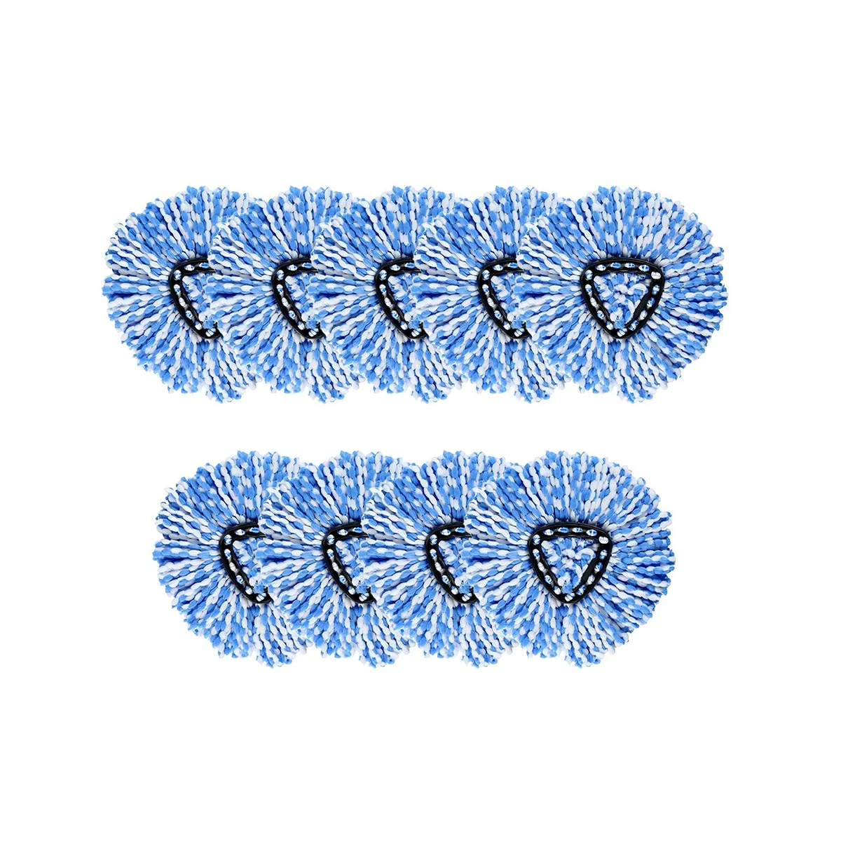 

9Pack Mop Replace Heads Compatible for O-Cedar, Spin Mop Refill Head Replacement for RinseClean
