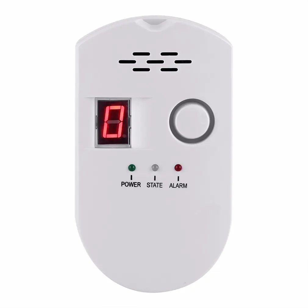

Gas Detector ZN-808L Combustible Gas Detection Intelligent Voice Alarm Plug-in Gas Detection Leak Alarm