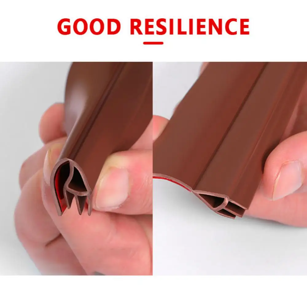 

Водонепроницаемая уплотнительная лента, пробка для защиты ДНА двери, двойная защита 95*10 см, силиконовое резиновое уплотнение, пыленепроницаемый и звукоизоляционный