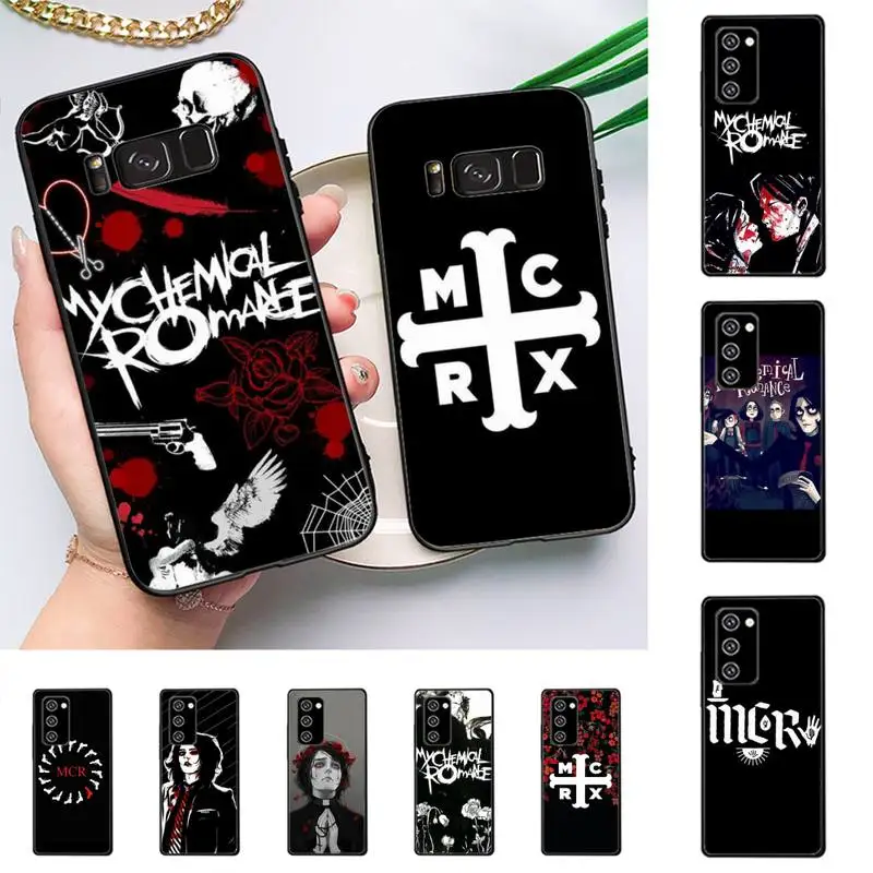 

FHNBLJ My Chemical Romance Phone Case for Samsung S20 lite S21 S10 S9 plus for Redmi Note8 9pro for Huawei Y6 cover