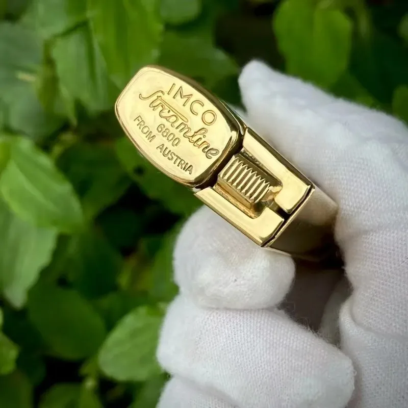 IMCO 6800 Классическая ветрозащитная турбо-зажигалка с ручной росписью, аксессуар для сигарет, подарок для мужчин (art.: 3920db5c00b18) - 3920db5c00b18