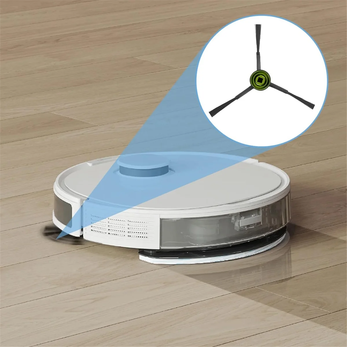 Фото Боковые щетки для Ecovacs Deebot T8/T9/N8/X1 Omni/X1 Turbo/T10 Omni/T10 Turbo/T20 Omni/T9+/N8+/N8 Pro/N8 Plus №5