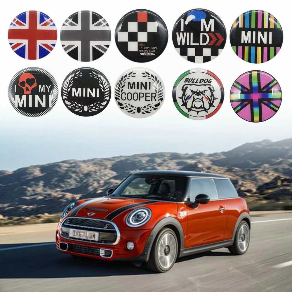 

For MINI Cooper S One JCW R50 R52 R53 R55 R56 R60 F54 F55 F56 F60 Countryman 7cm Car Styling Body Sticker Decoration Accessories