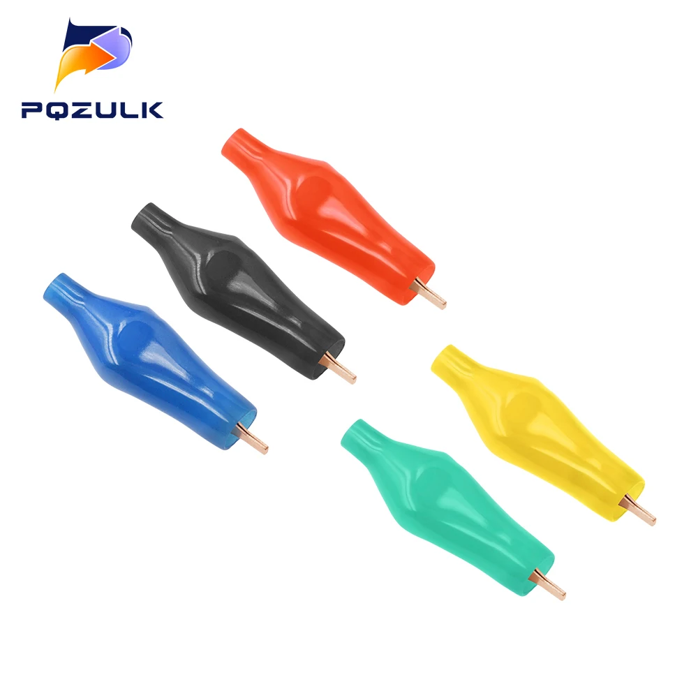 

5 шт., медные зажимы типа «крокодил», PQZULK