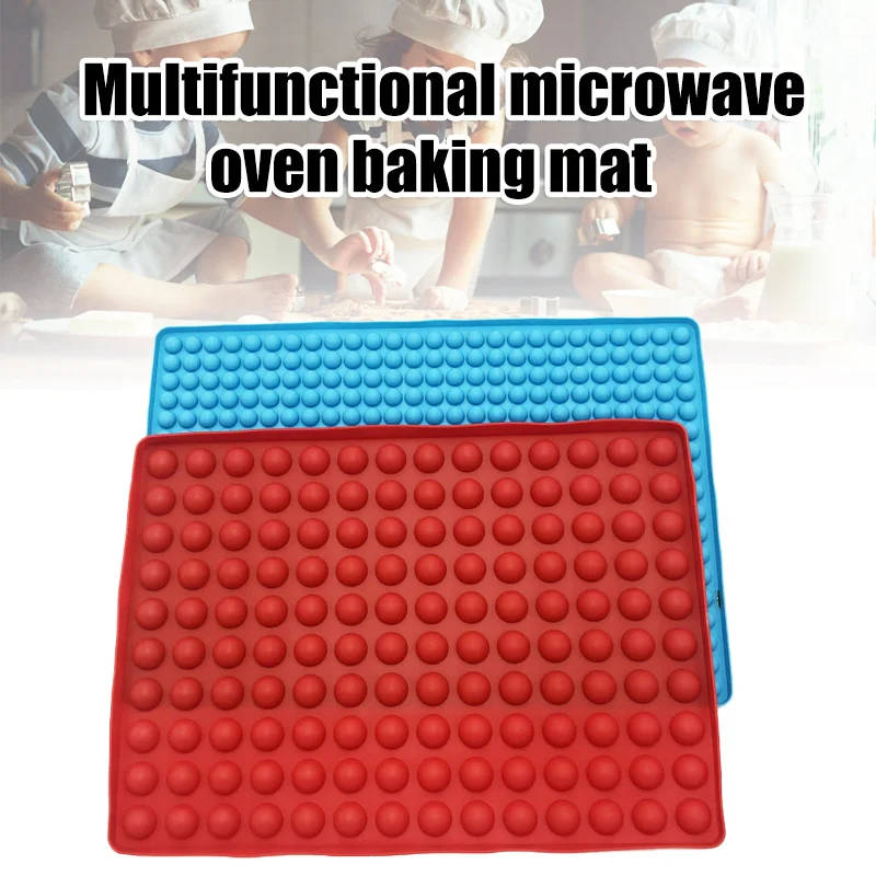 

Силиконовый коврик для выпечки, форма 2 см, полусферическое печенье, шоколад, термостойкая форма, коврик для выпечки, аксессуары lpfk