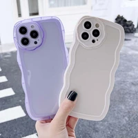 flower shape camera protection case for iphone 13 12 11 pro max xs max xr x 6 6s 7 8 plus se 2020 wave pattern shockproof capa