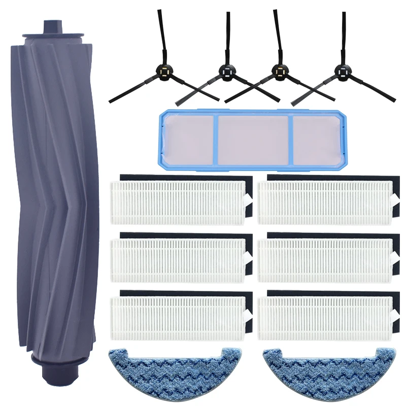 

Роликовая щетка, фильтр НЕРА, боковая щетка, основной фильтр швабры, ткань для швабры для ilife A7 A9s