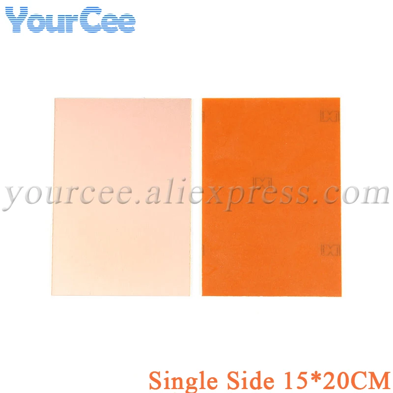 

5pcs 15x20cm Single Side Plate CCL 15*20cm PCB Copper Clad Laminate Bakelite Material Universal Board Practice DIY Kit