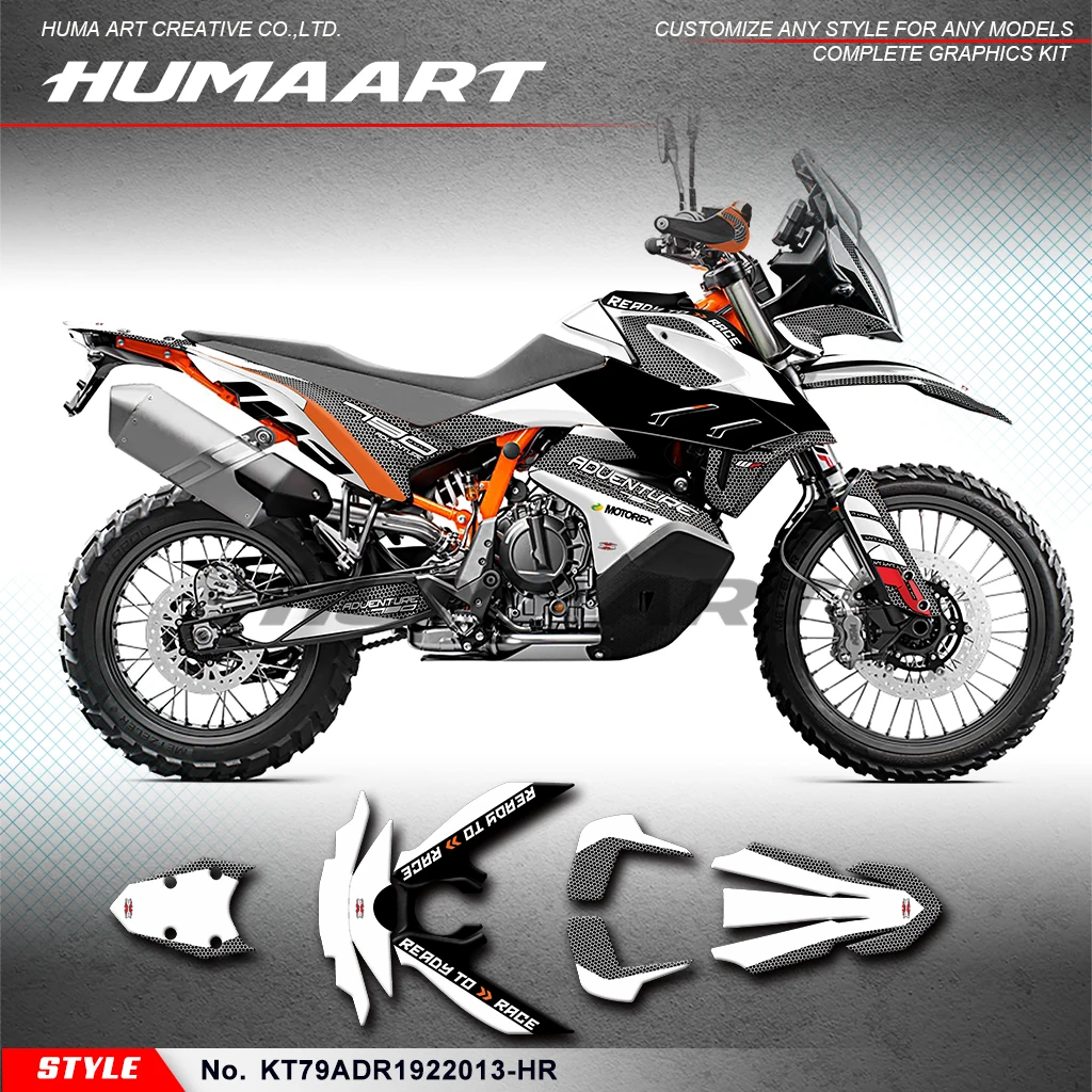 Комплект наклеек с графическим дизайном мотоцикла Humaart для KTM 790 890 Adventure ADV R 2019 2020