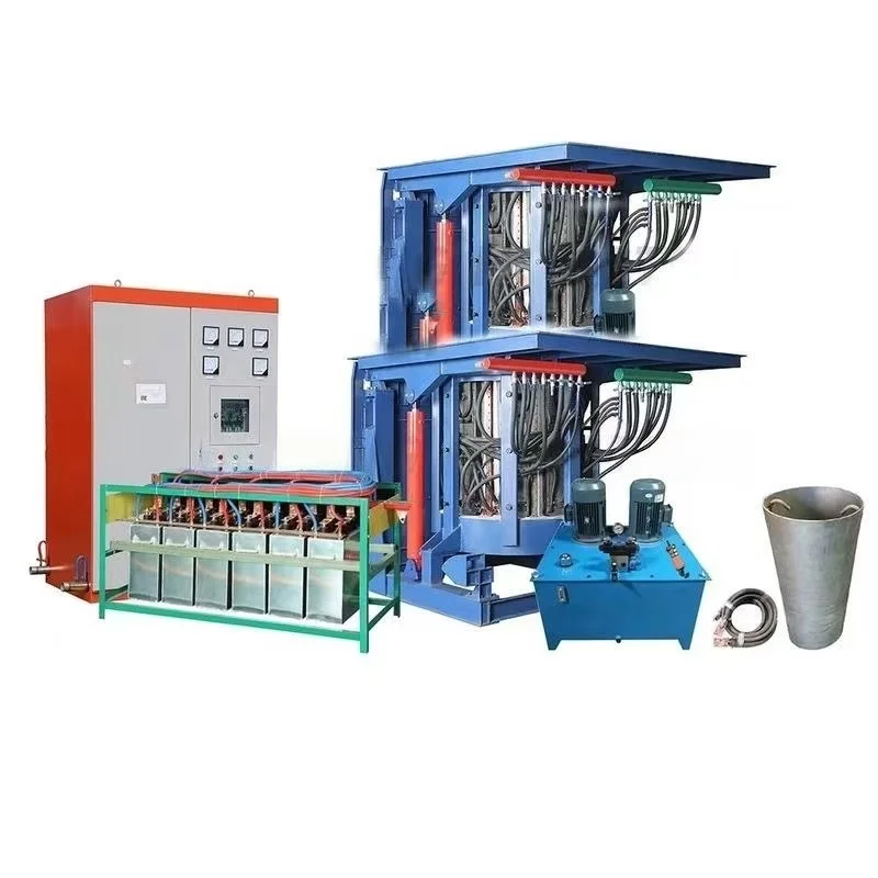 Среднечастотная электрическая индукционная печь для плавления стали/меди 100 кг