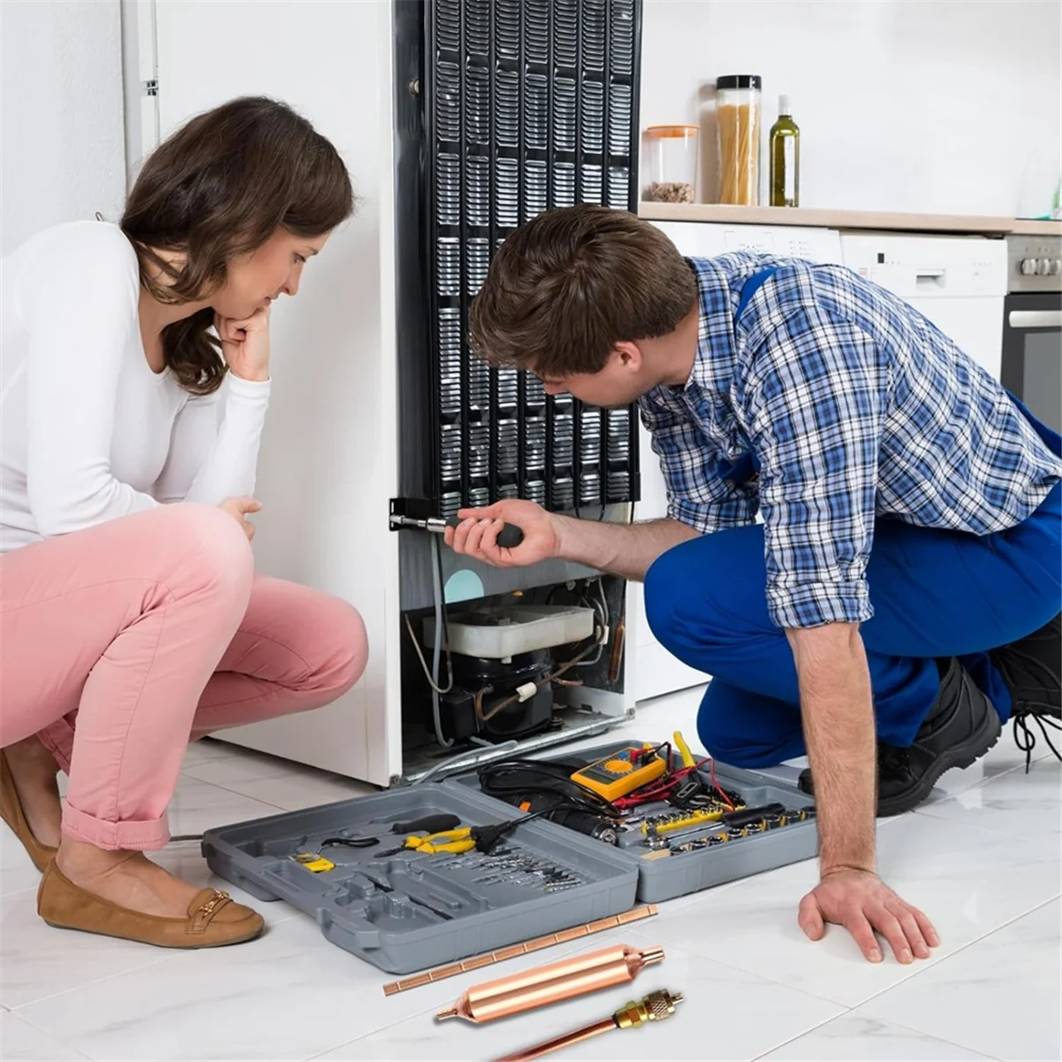 Фильтр для холодильника с обратным клапаном сварочный стержень из фосфорной