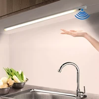 30 40 50cm hand scan motion sensor led night light for kitchen bedroom cabinet blacklight desk reading home lamp wardrobe decor