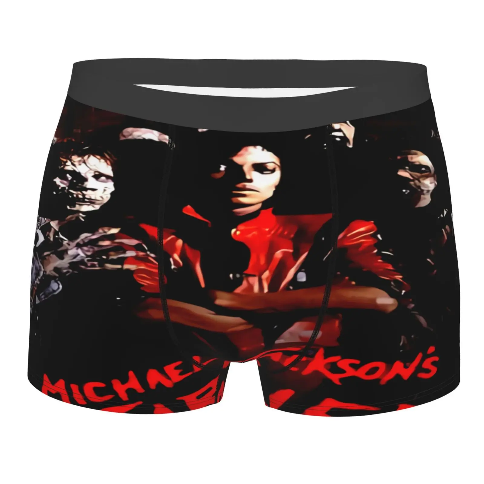 

Майкл Джексон, триллер, мужские трусики с коротким вырезом, мужское Прозрачное нижнее белье, мужские сексуальные трусы из полиэстера для ма...