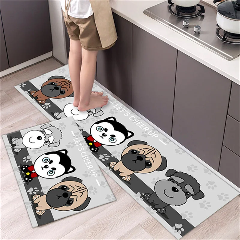 

Kitchen Mat Cartoon Soft Rug kitchens rug Entrance Doormat Washable non-slip Hallway Carpet welcome Bathroom Door mat