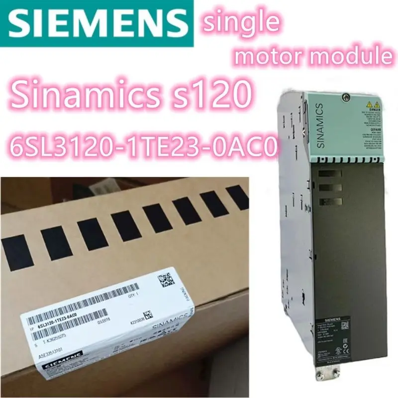 

brand new Siemens sinamics s120 single motor module input 6sl3120-1te23-0ac0