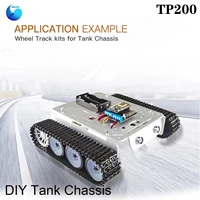 tp200 hot new smart tank chassis diy car chassis car 9v150rpm motor with code plate speed measurement