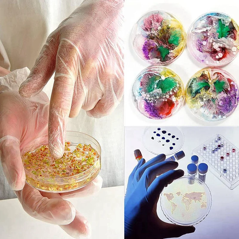 Стерильные пластиковые чаши Петри с крышкой прозрачные пипетками для