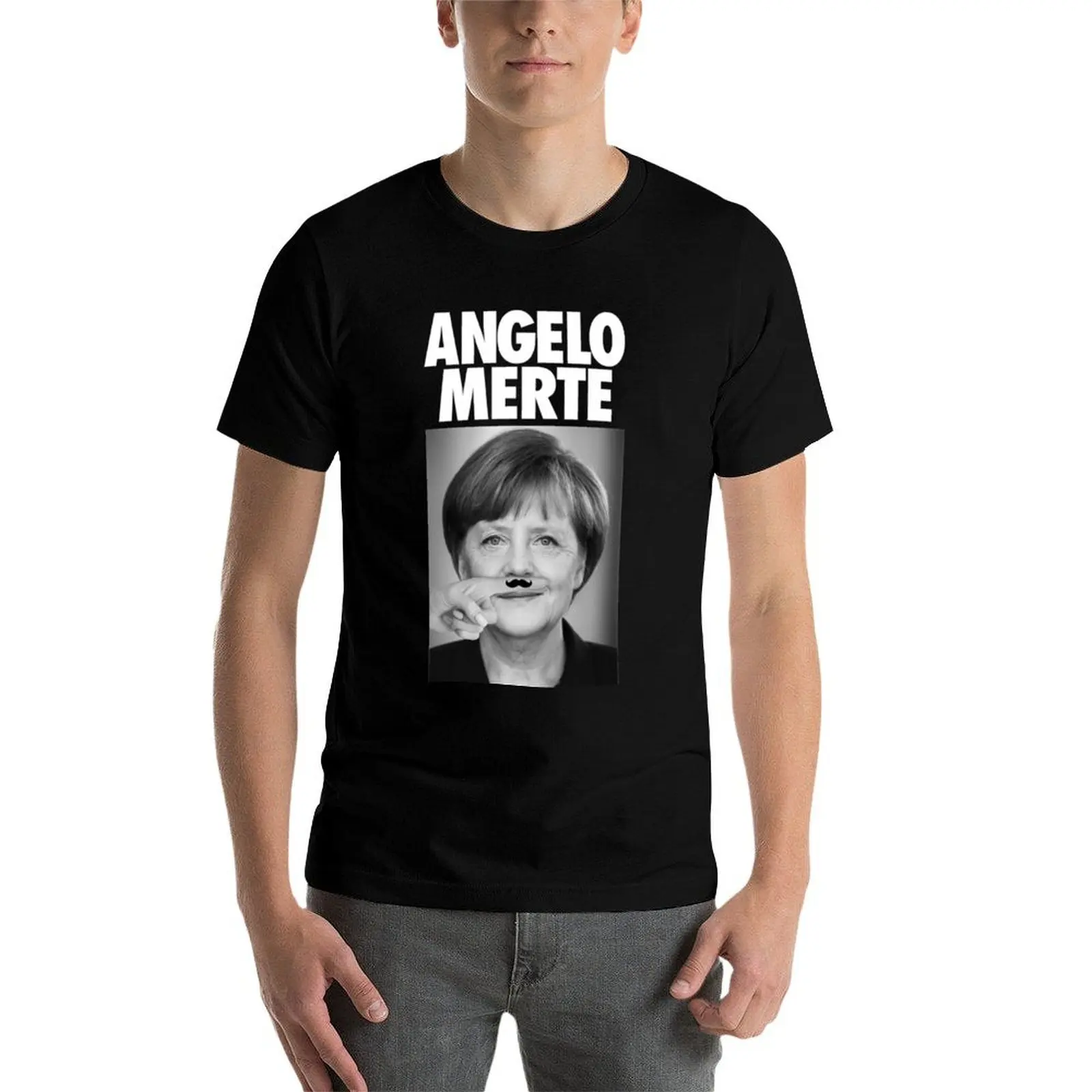 Фото Футболка Angelo Merte для мужчин, хлопковая, из плотного хлопка, 100% хлопок. №3