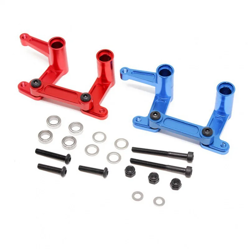 Фото ABUM-для Traxxas 2WD Slash Rustler Bandit Ford F-150, металлическая рулевая группа, модифицированные и модернизированные сменные аксессуары, красный цвет №4