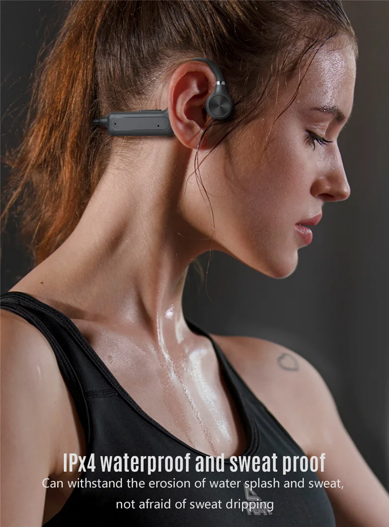 Оригинальная Беспроводная bluetooth-гарнитура X21 костной проводимости для бега