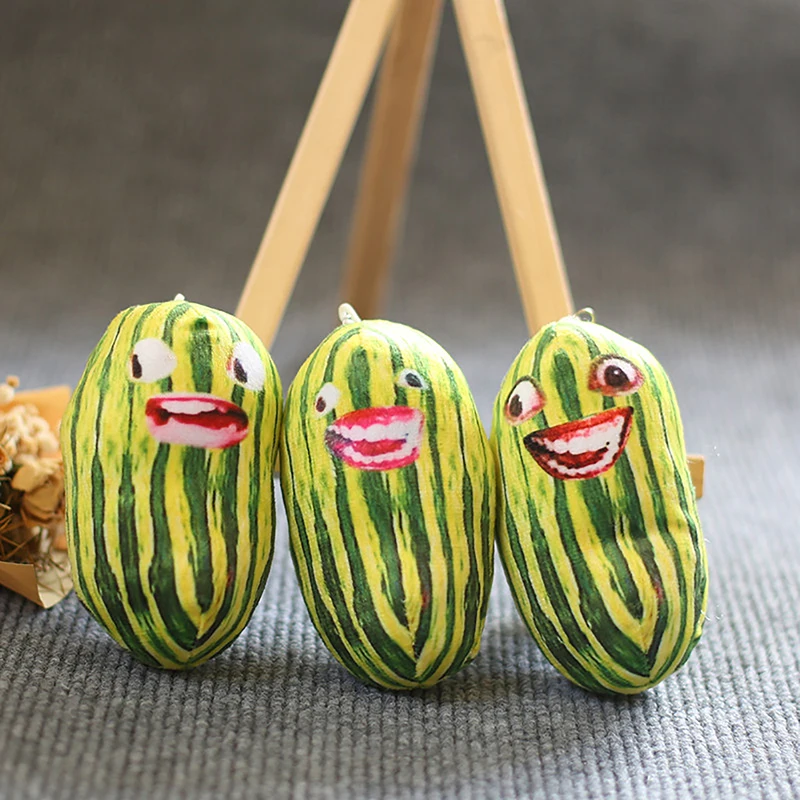 

1Pc 12cm Fun Talking Watermelon Plush Keychain Pendant Toy Creative Plush Doll Children Toy Gifts