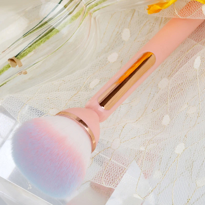 

1PC Nail Brush For Manicure Art Tool Soft Big Head Gel Polish Dust Cleaning Brushes Silver Nail Art Brush Nail Accesories Tool