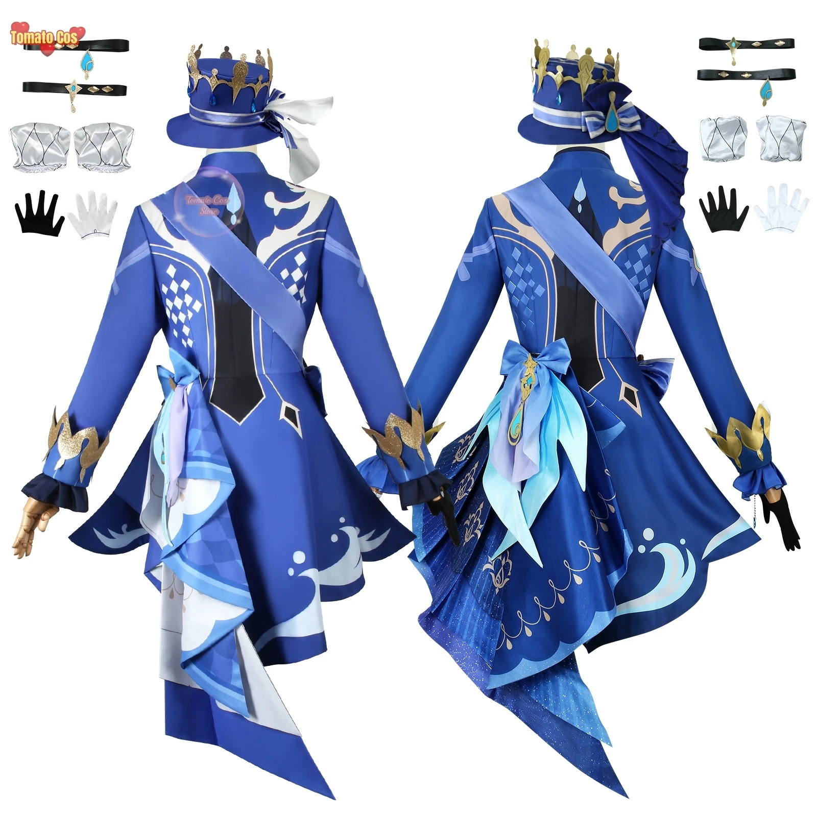 Парик для косплея по игре Genshin Furina