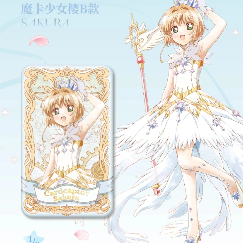 Фото BOXFUN Cardcaptor Sakura: Прозрачные магнитные наклейки на холодильник, коллекционная серия, подарочная игрушка-сюрприз с высокой цветовой ценностью №4