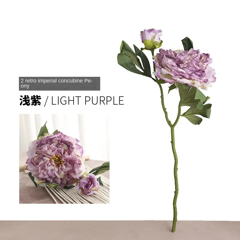 

Искусственные цветы пионы шелковые 2 штуки