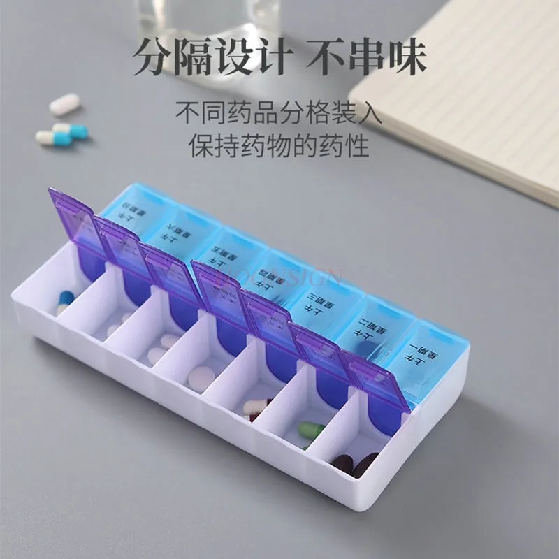 Портативный и упакованный контейнер для лекарств портативный мини хранения