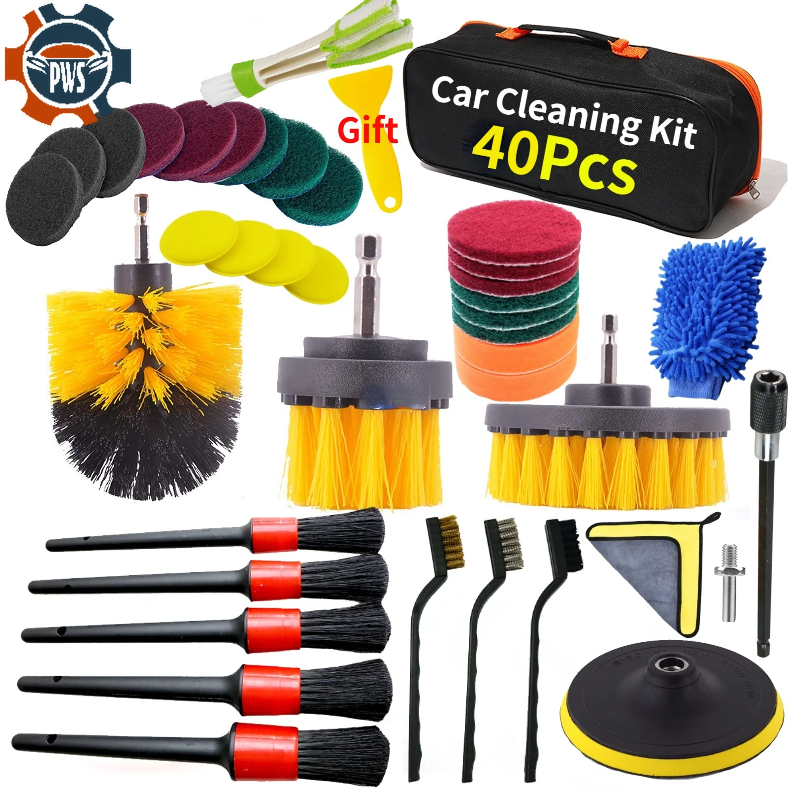 

Щетки для автомобильного детейлинга, устройство для чистки автомобиля, электрической дрели, грязи и пыли