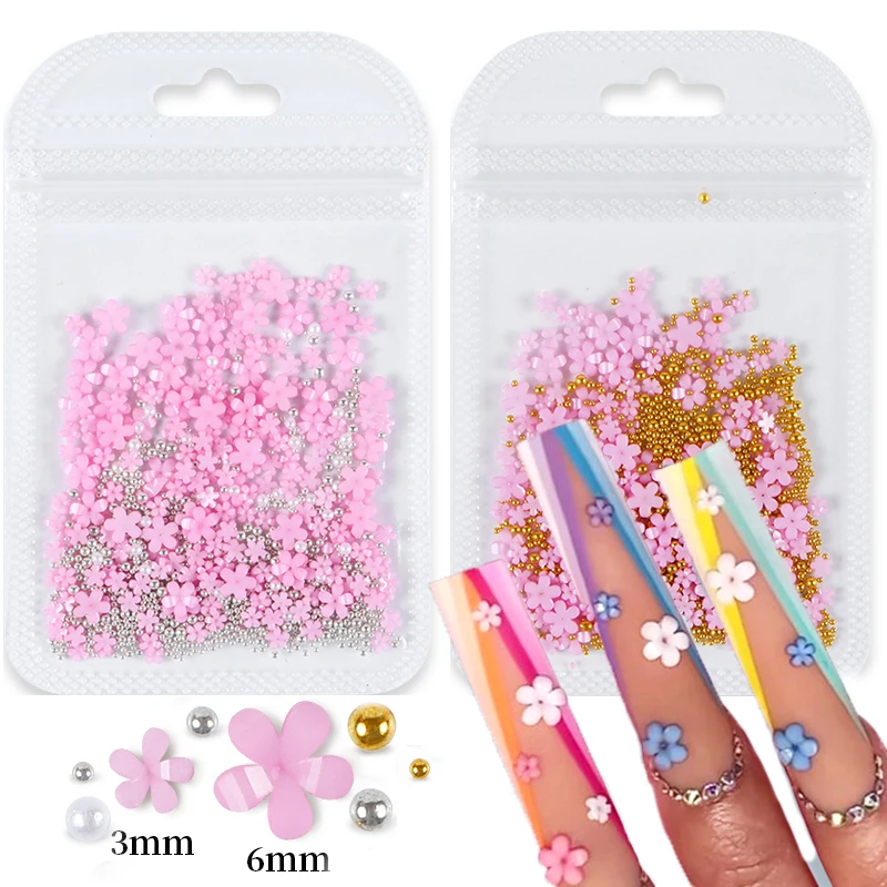 

2 упаковки/набор, декоративные акриловые детали для ногтей