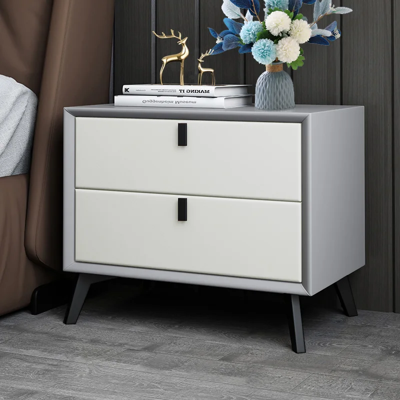 

Chest Smart Bedside Table Dresser Bedroom Dresser End Bedside Table Side Cabinets Nachttische Luxury Bedroom Furniture LSL35XP