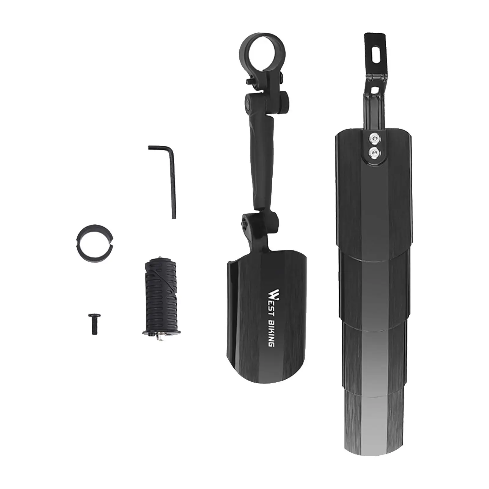 

Bicycle Fenders Front and Rear Set Universal Mud Guard Adjustable Bike Mudguard