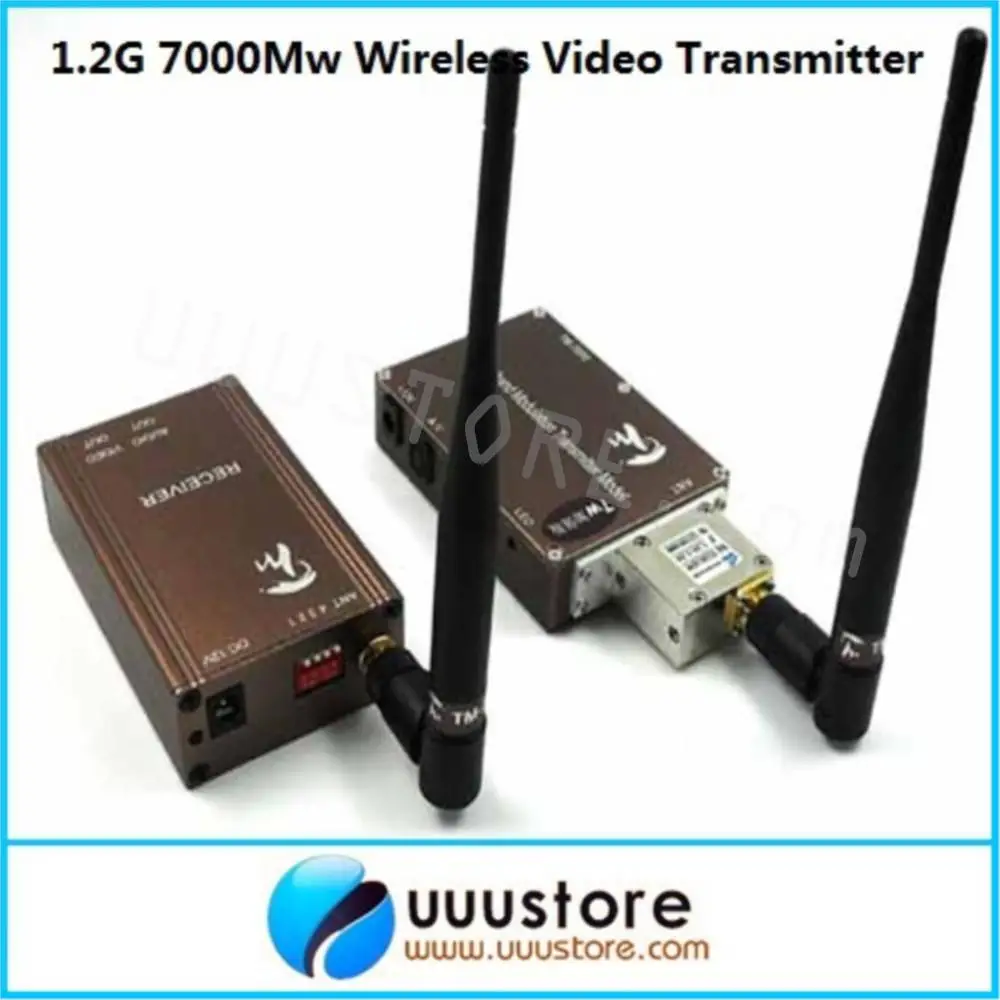 

Taiwan 1.3Ghz 7000MW 7W Wireless transceiver,1.3Ghz Video Audio Transmitter Receiver,Long Range FPV CCTV transmitter