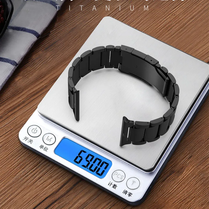 Titanium Strap for Apple Watch Ultra 49mm Band 44mm 42mm 40mm 45mm 69g Titanium Bracelet Watchband for iWatch 8 7 6 SE 5 4 3 2