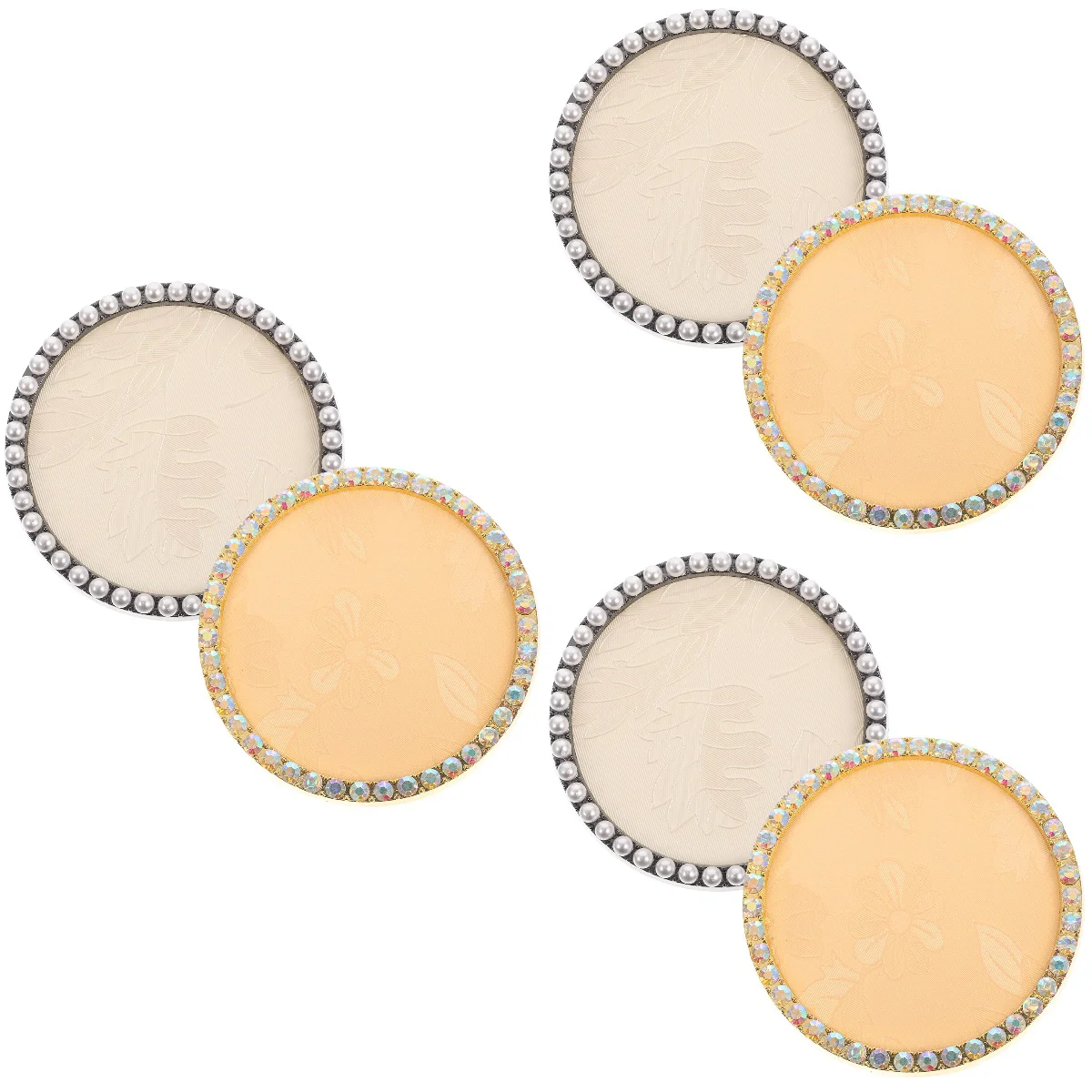 

6 Nail Display Board Nail Color Plate Color Mixing Tray Round Shape Ornament