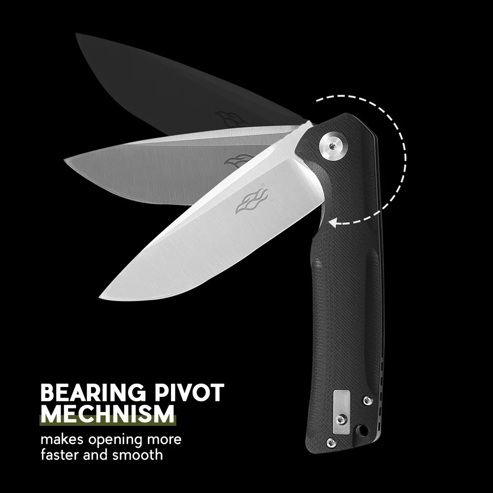 Нож Firebird Ganzo FB FH91 60HRC складной тактический Клинок с лезвием из стали D2 и рукояткой